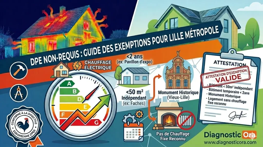 DPE obligatoire ou non Tout savoir sur les exemptions à Lille et dans la métropole lilloise