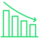 graphique à la baisse